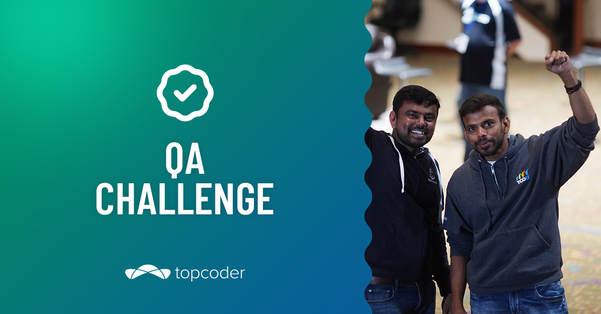 Topcoder Challenge | Topcoder Community | Topcoder
